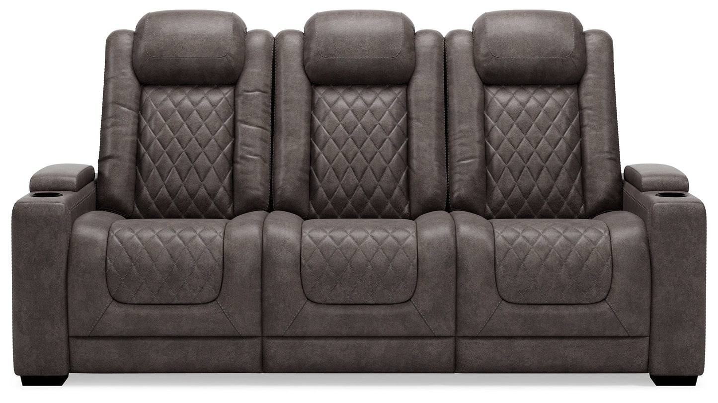 HyllMont Power Reclining Sofa and Power Recliner