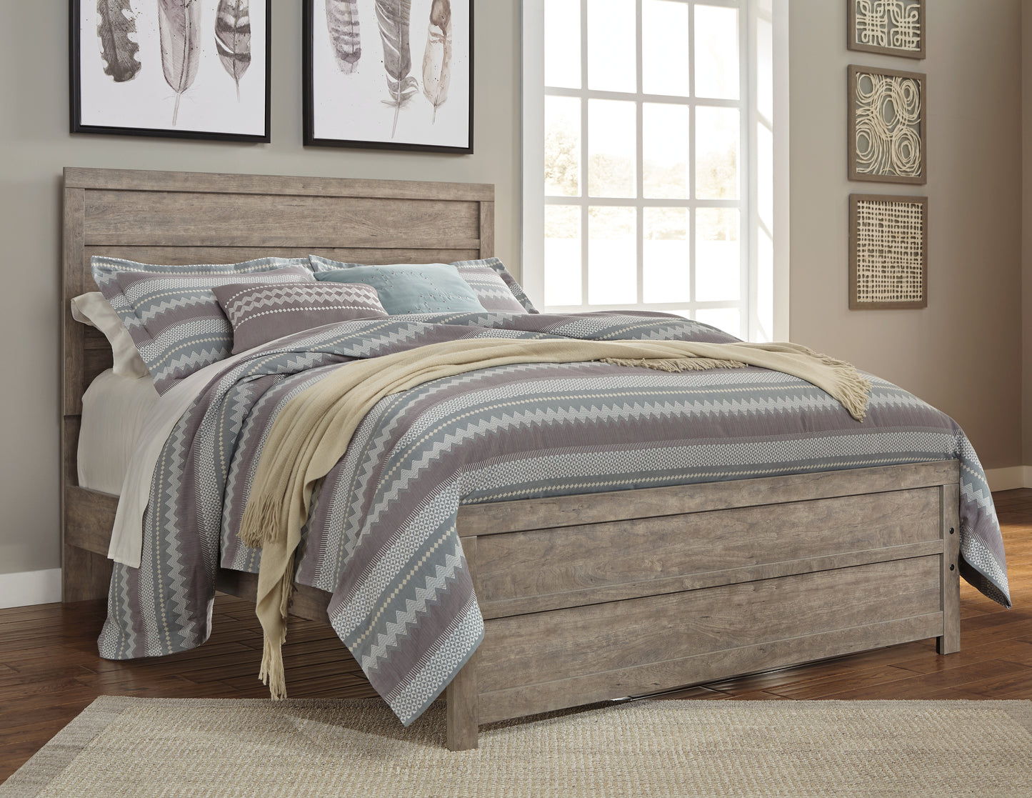 Culverbach Queen Panel Bed, Dresser and Nightstand