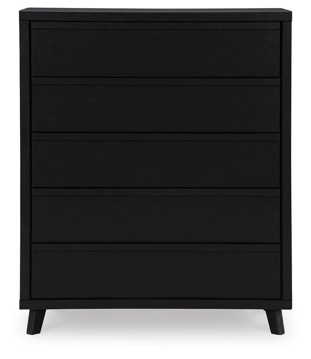 Danziar Queen Bed, Dresser, Mirror, Chest and Nightstand