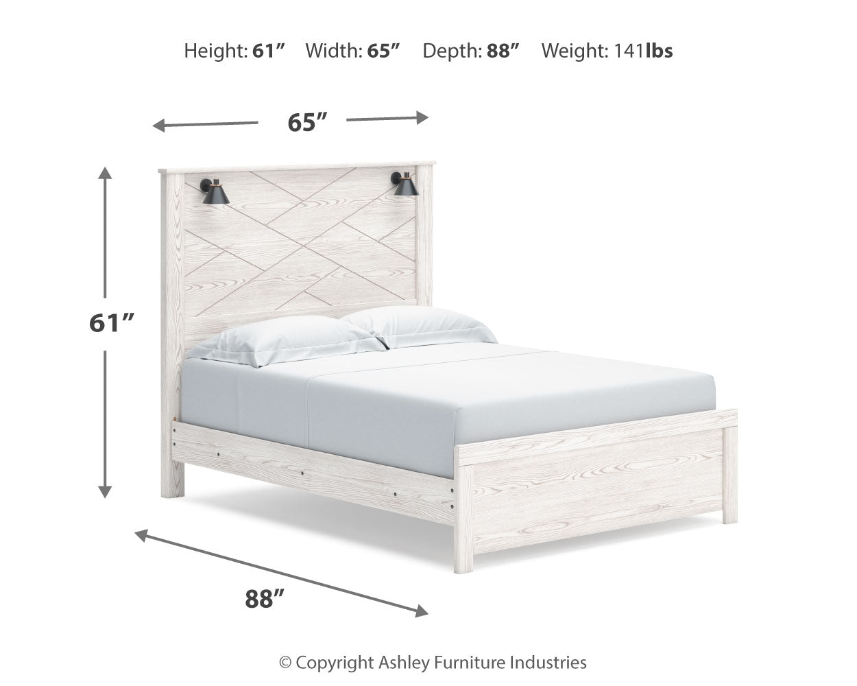 Gerridan Queen Panel Bed, Dresser, Mirror, Chest and Nightstand