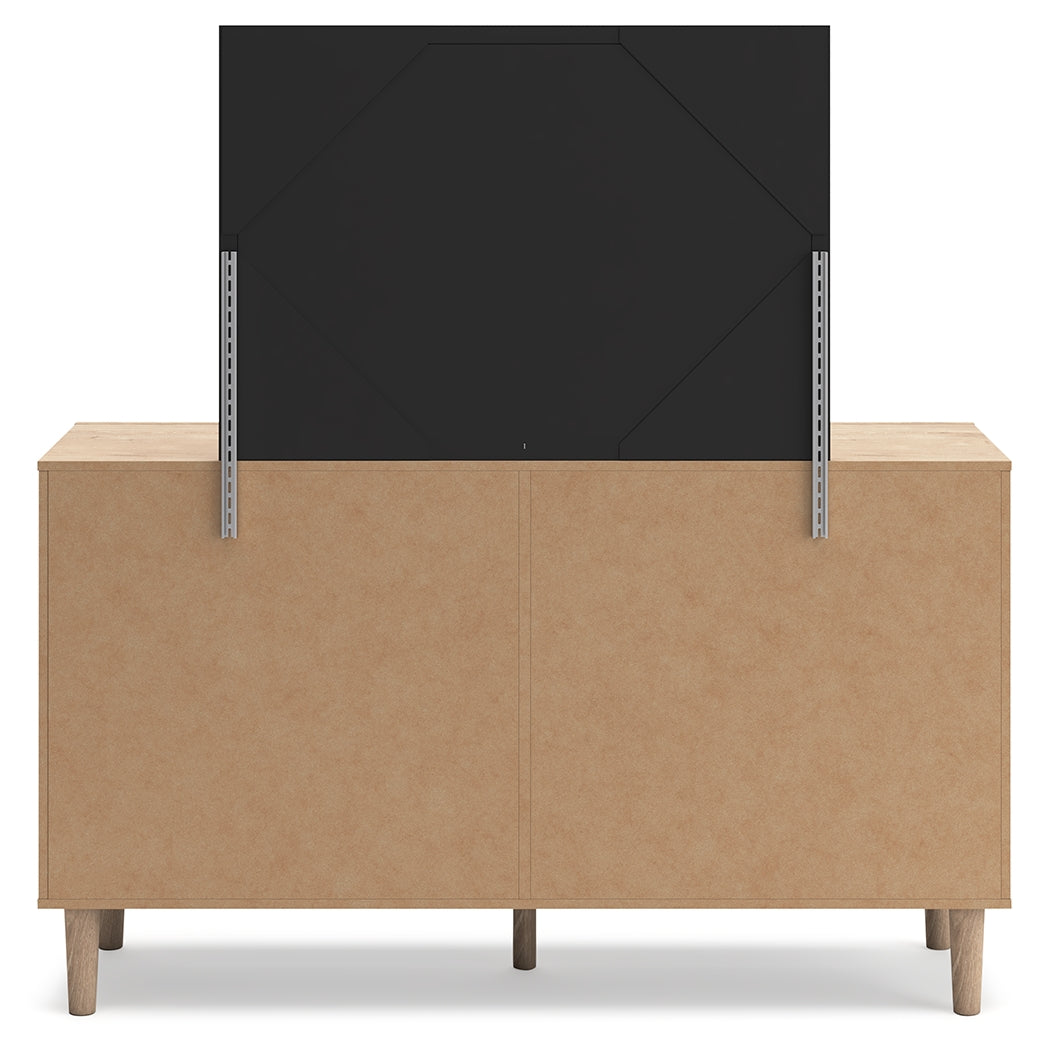 Cielden Queen Panel Bed, Dresser, Mirror and Nightstand