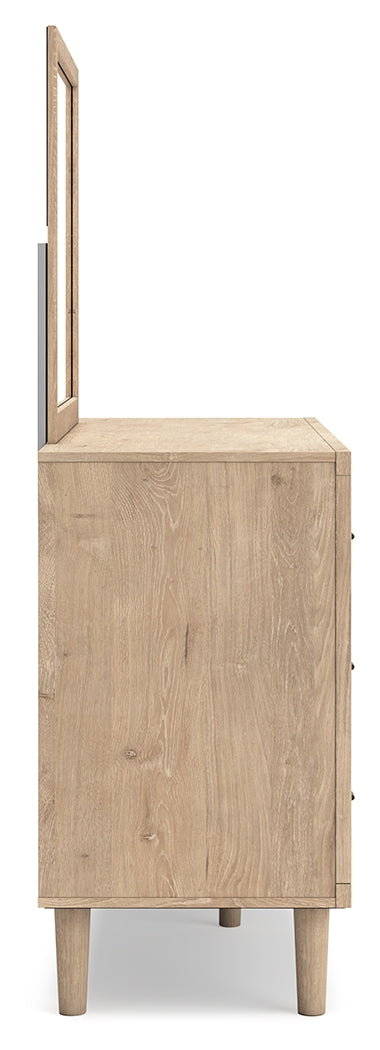 Cielden Queen Panel Bed, Dresser, Mirror and Nightstand
