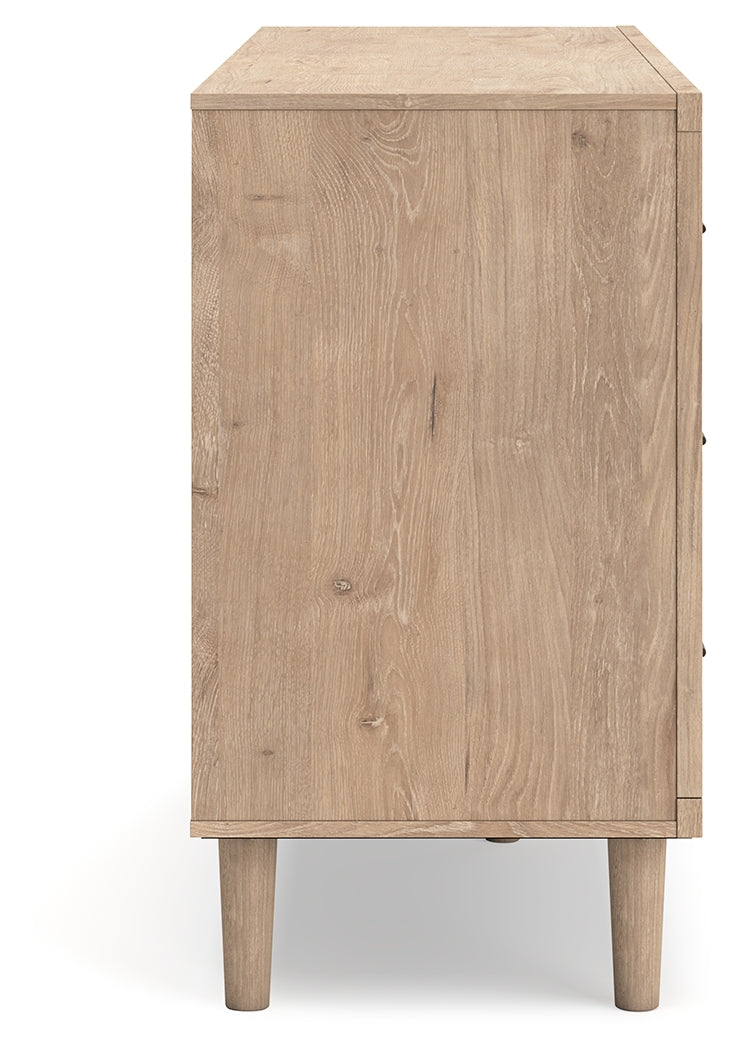 Cielden Queen Panel Bed, Dresser and Nightstand