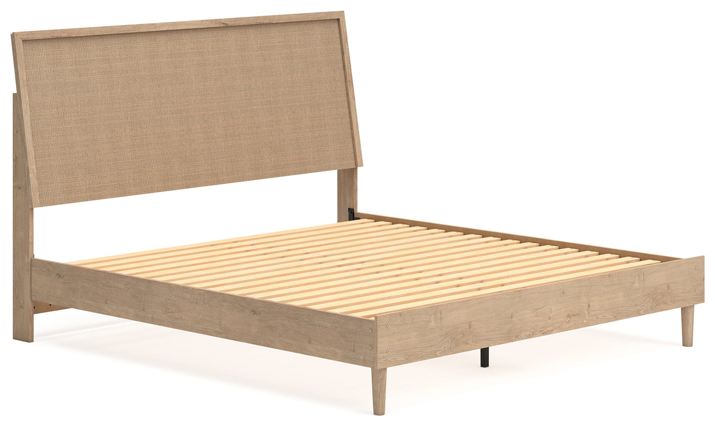 Cielden King Panel Bed, Dresser and Mirror