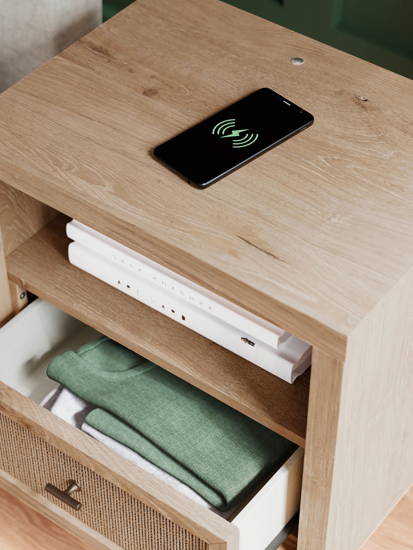 Cielden Queen Panel Bed, Dresser and Nightstand