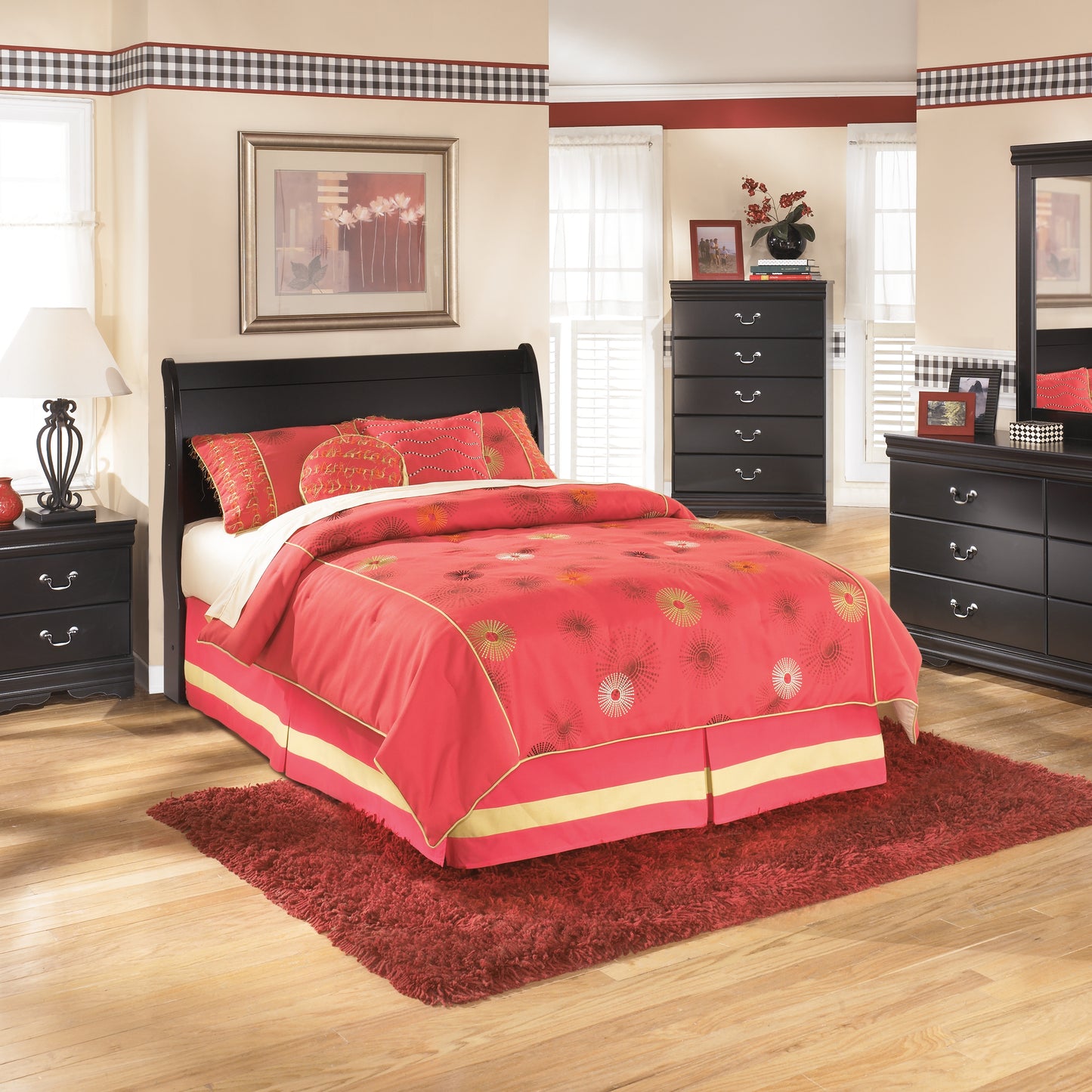 Huey Vineyard Full Sleigh Headboard