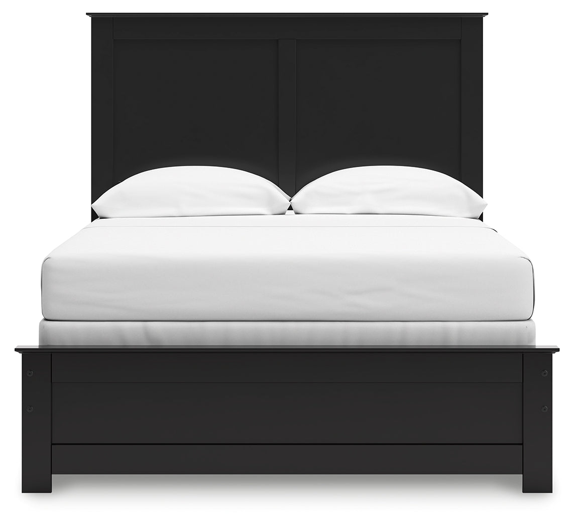 Maribel Full Panel Bed, Dresser and Mirror