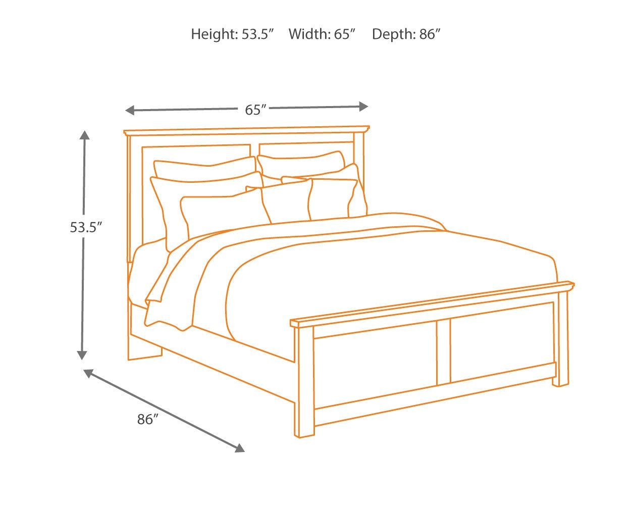Maribel Queen Panel Headboard
