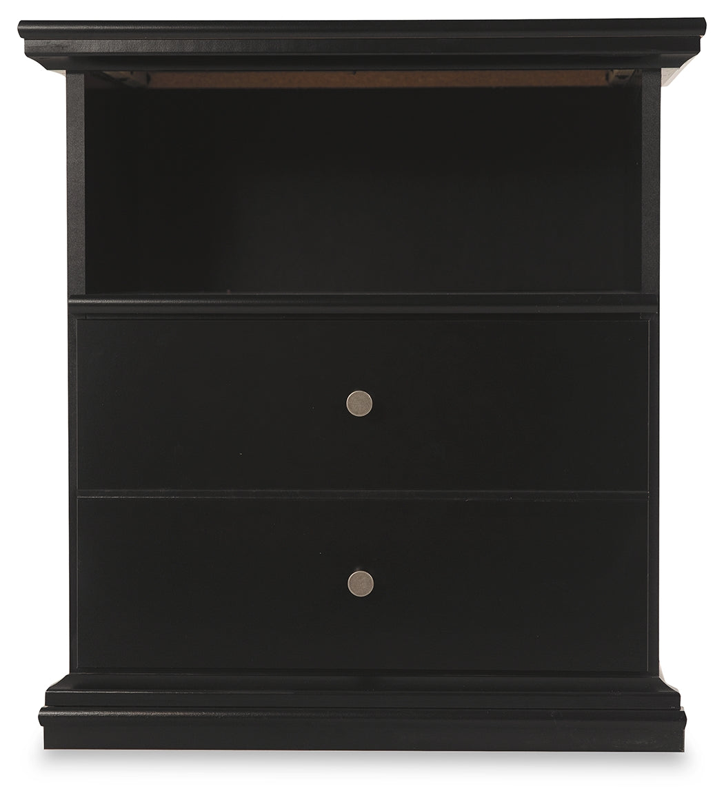 Maribel Twin Panel Headboard, Dresser, Mirror and Nightstand