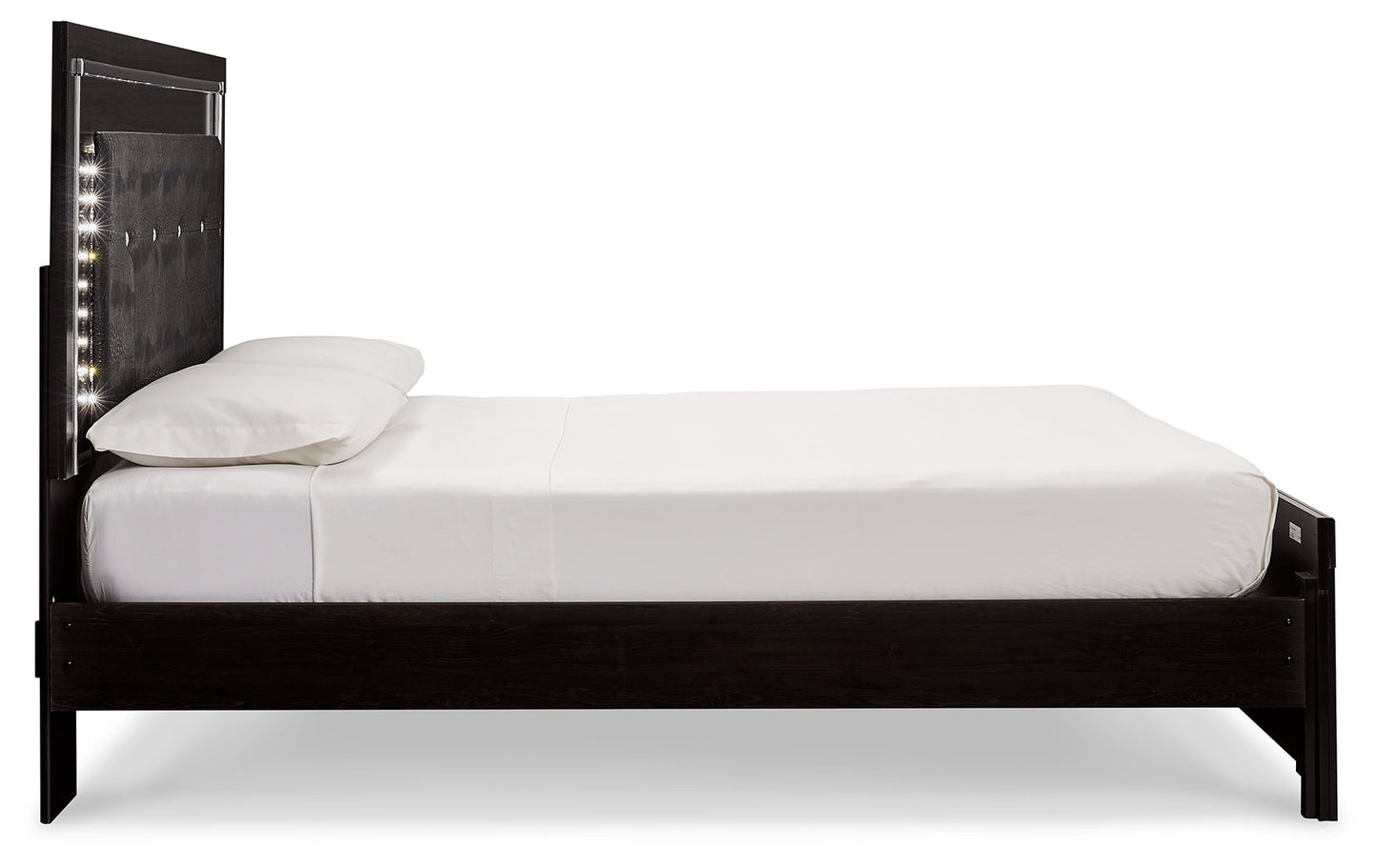Kaydell Queen Upholstered Panel Bed, Dresser, Mirror, Chest and 2 Nightstands