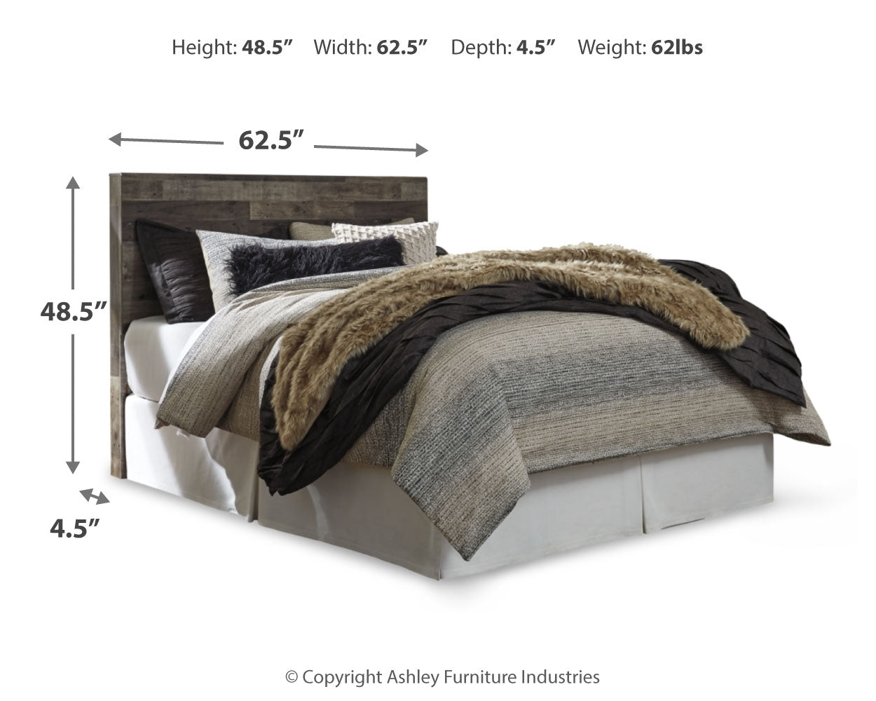 Derekson Queen Panel Headboard, Dresser, Chest and Nightstand