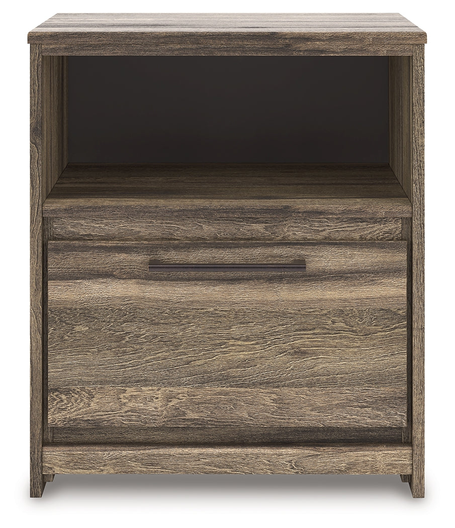 Elbrim King Panel Bed, Dresser, Mirror and Nightstand