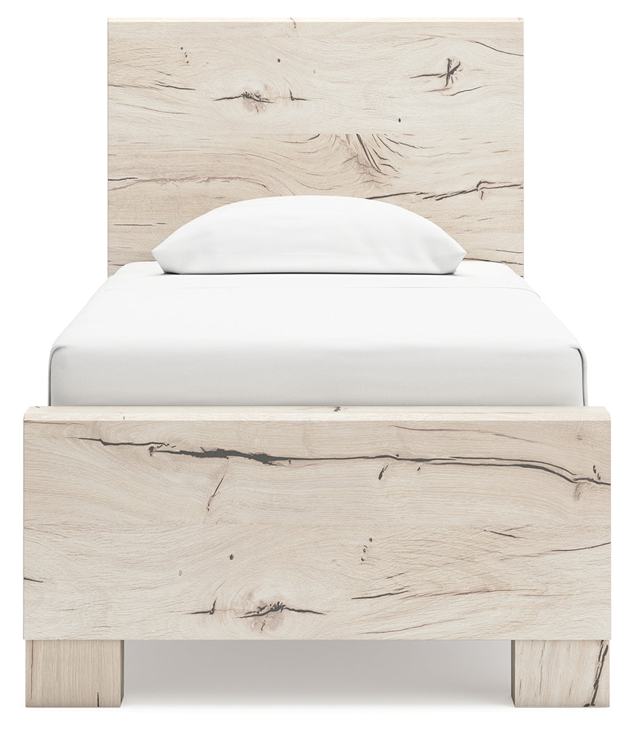 Lawroy Twin Panel Bed, Dresser and Mirror