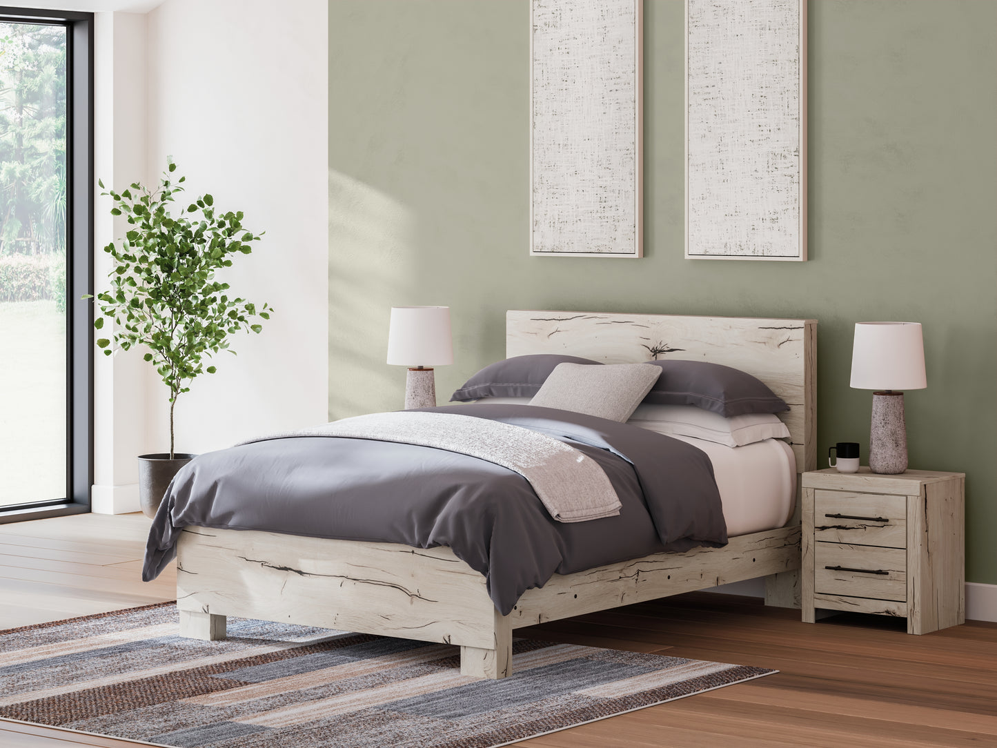 Lawroy Queen Panel Headboard, Dresser and Mirror
