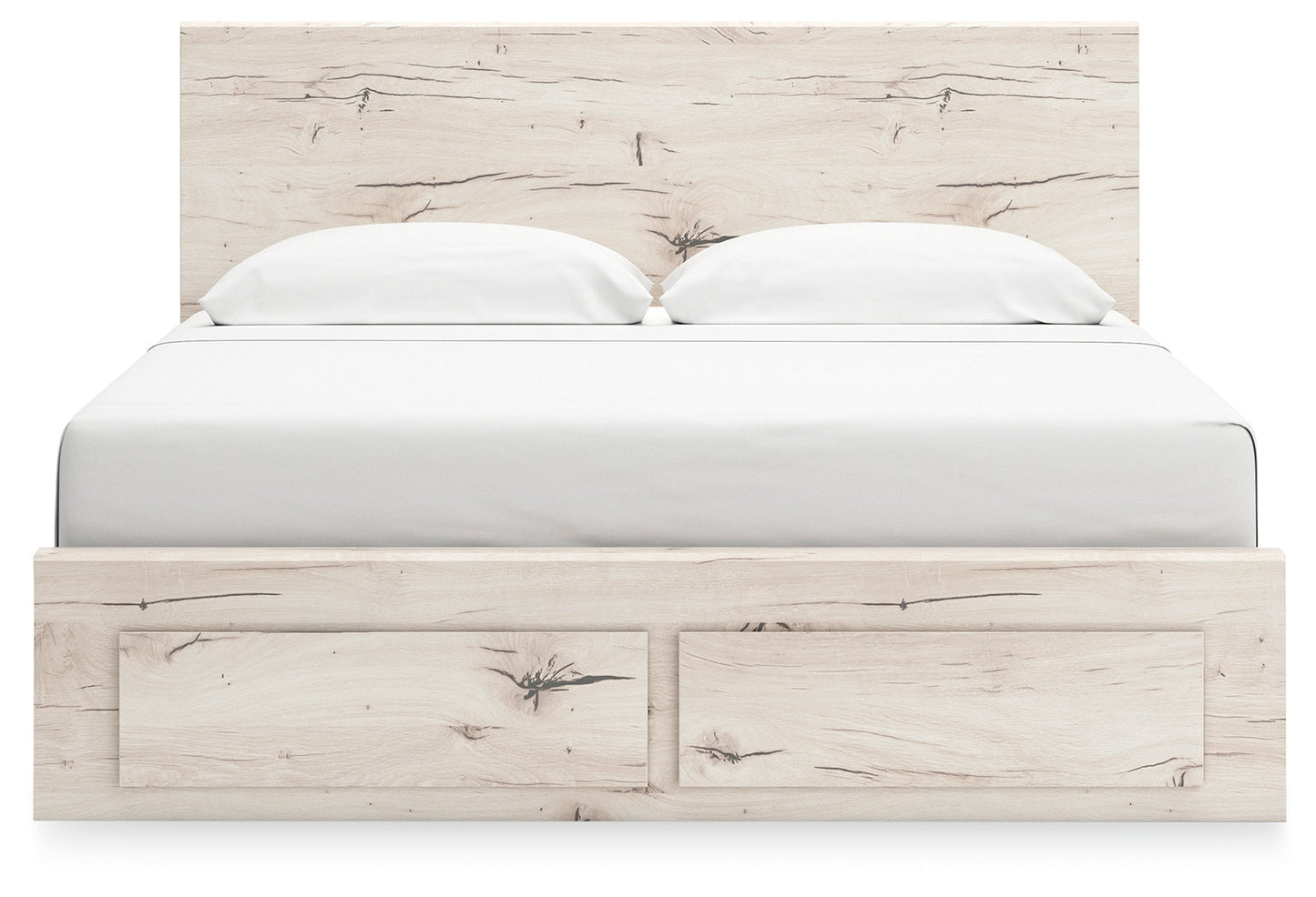 Lawroy King Panel Storage Bed, Dresser and Mirror