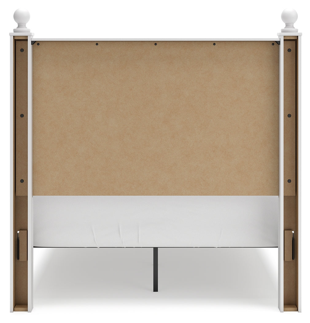Mollviney Full Panel Bed, Dresser and Mirror
