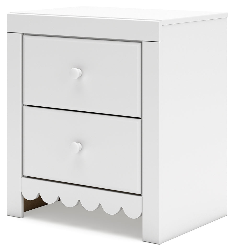 Mollviney Full Panel Storage Bed, Dresser and Nightstand