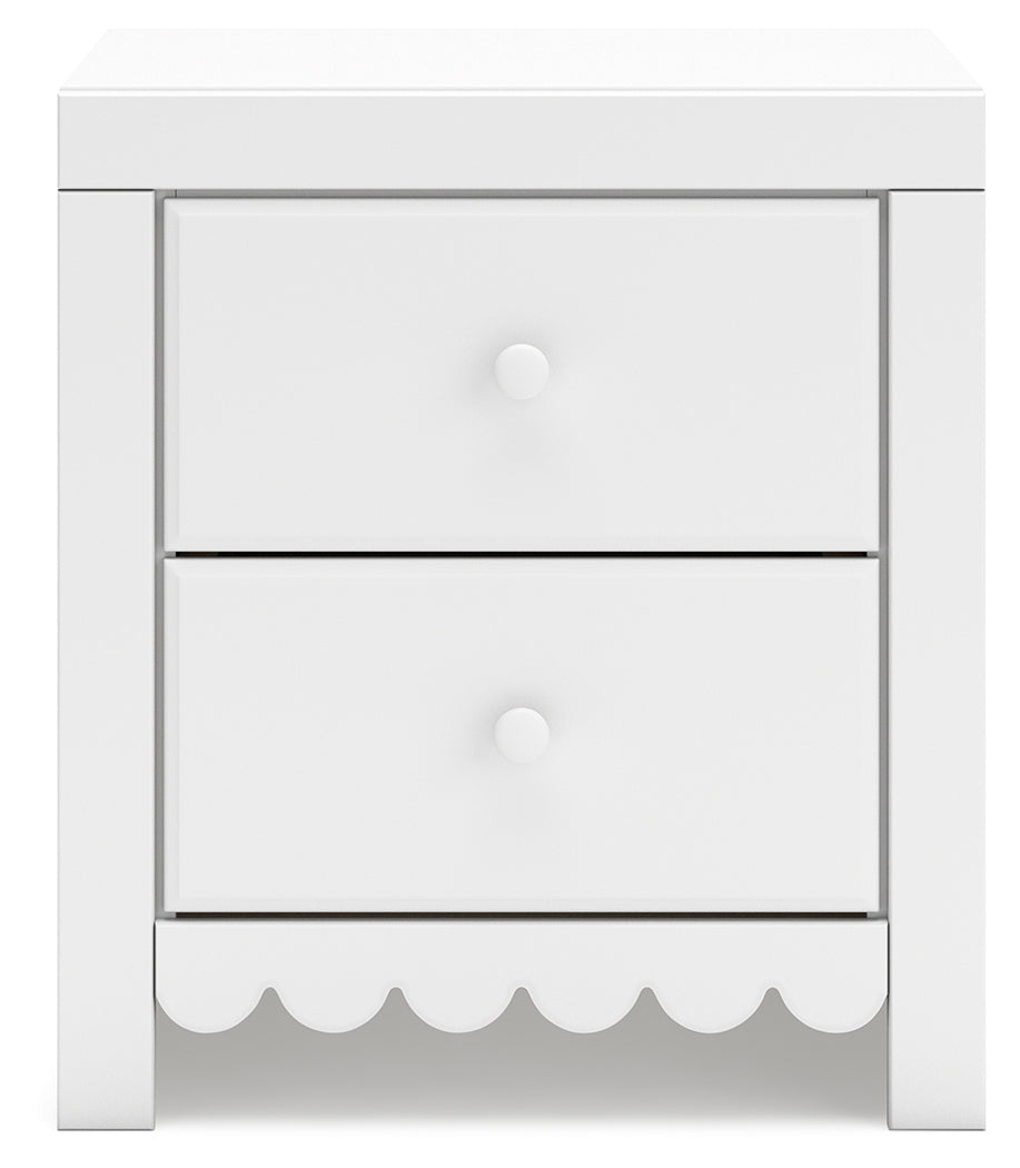 Mollviney Full Panel Storage Bed, Dresser and Nightstand