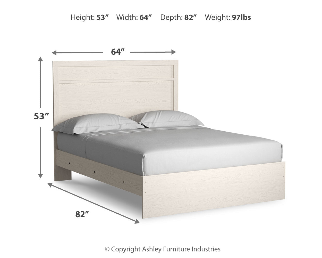 Stelsie Queen Panel Bed, Dresser and Mirror