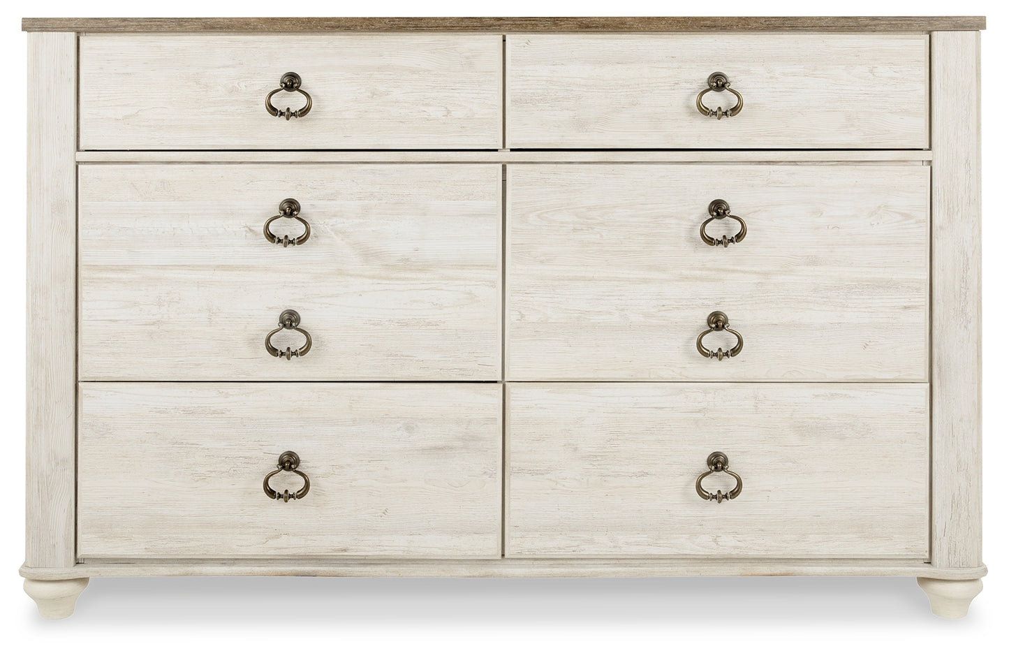 Willowton Queen Sleigh Bed, Dresser and Chest