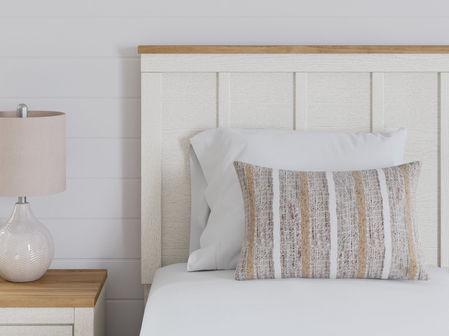 Linnocreek Twin Panel Headboard, Dresser and Mirror