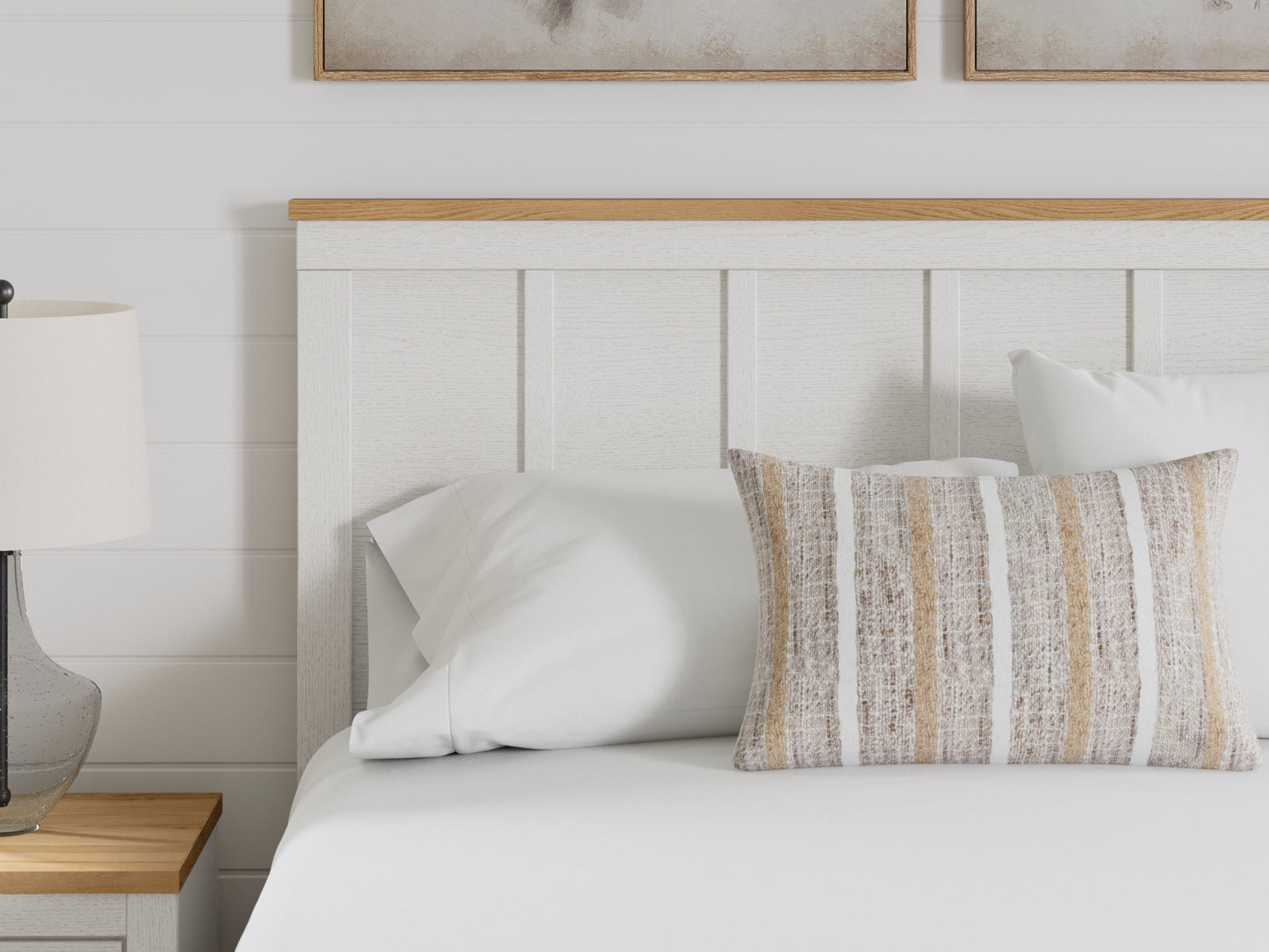 Linnocreek Queen Panel Headboard, Dresser and Mirror