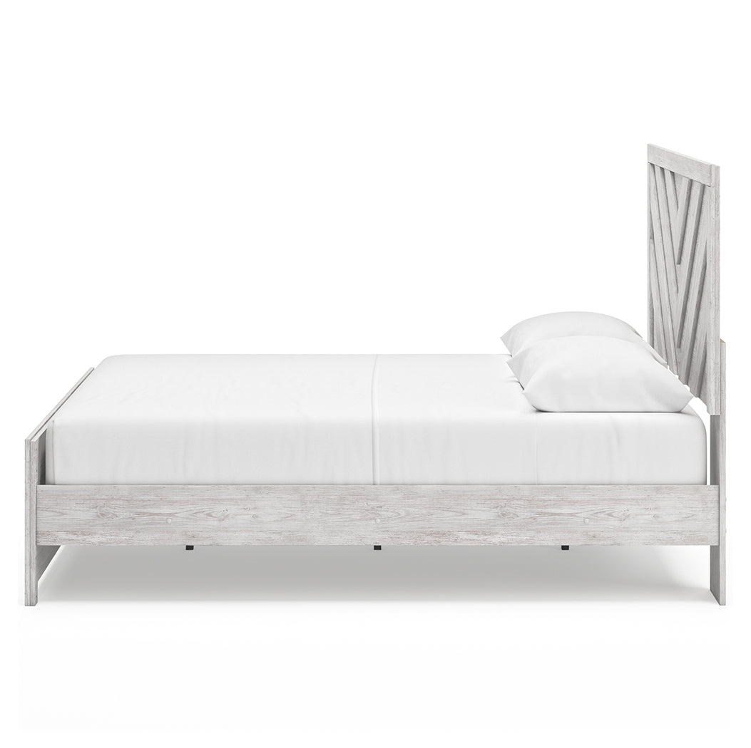 Cayboni King Panel Bed, Dresser, Mirror, Chest and 2 Nightstands