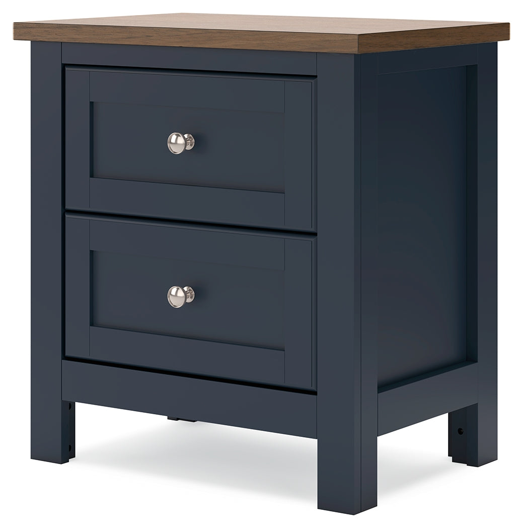 Landocken Twin Panel Bed, Chest and Nightstand