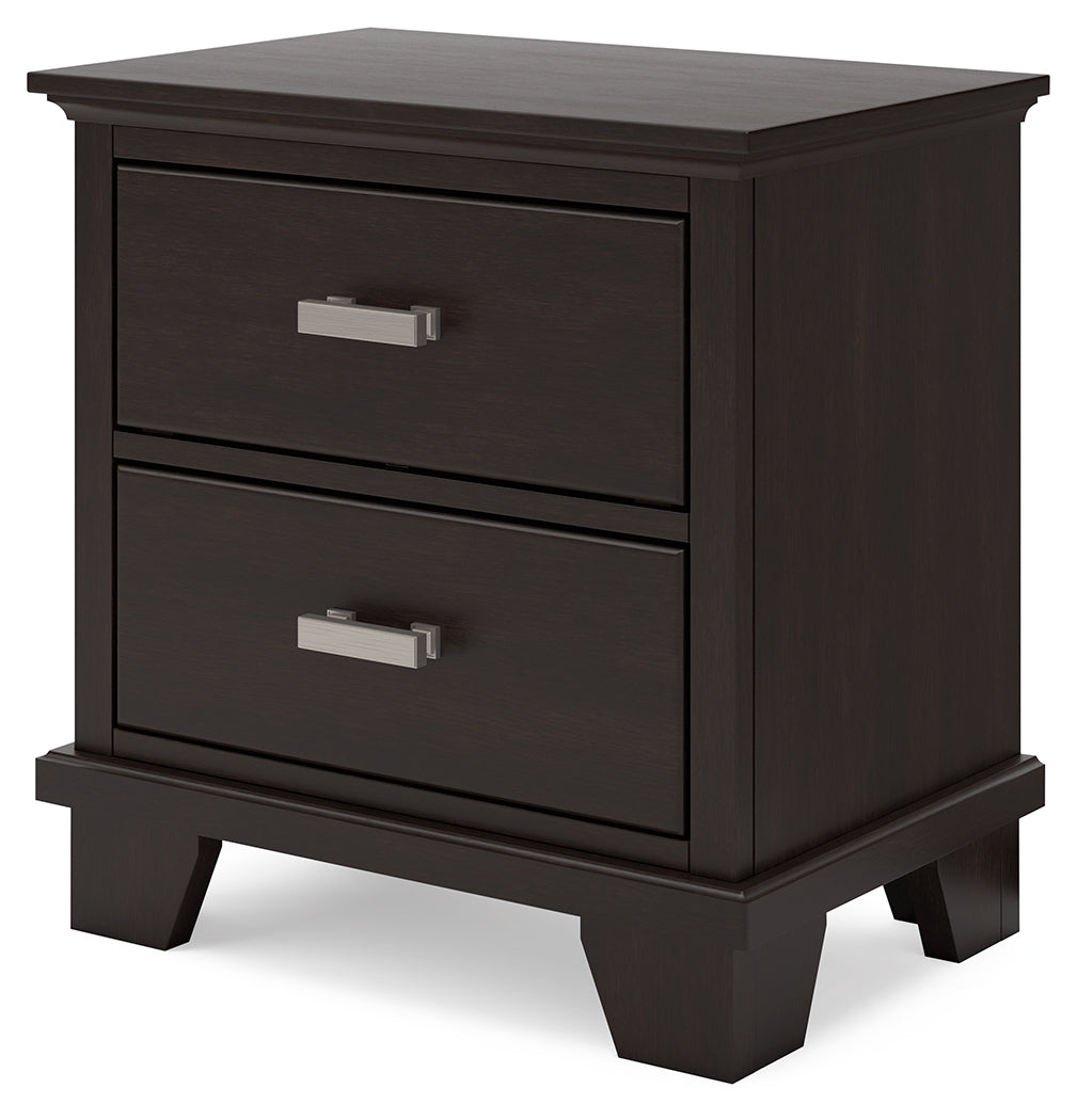 Covetown Queen Panel Bed and Nightstand