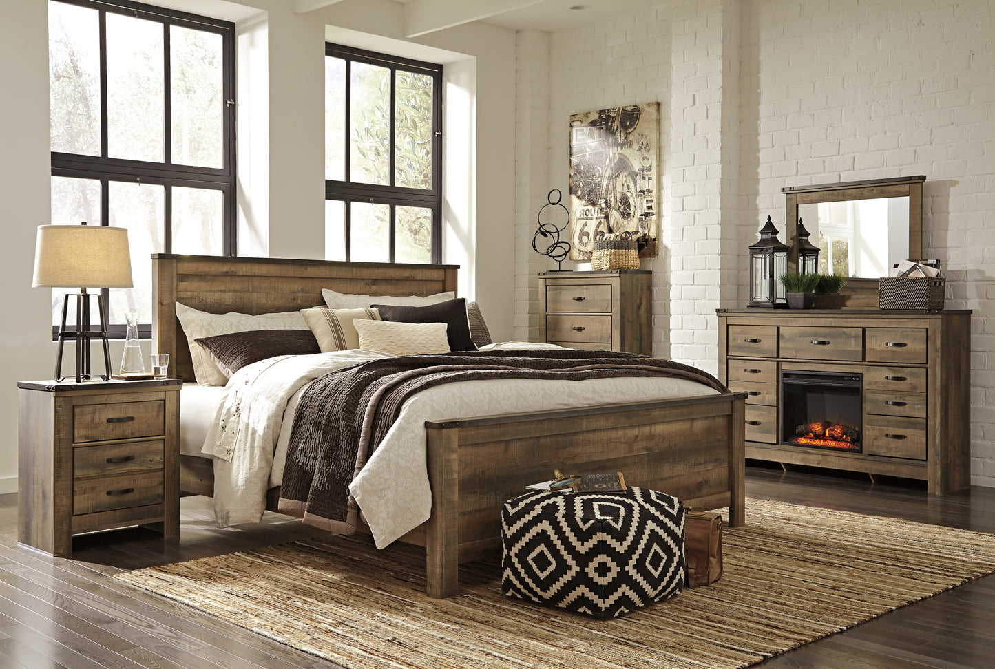 Trinell King/California King Panel Headboard
