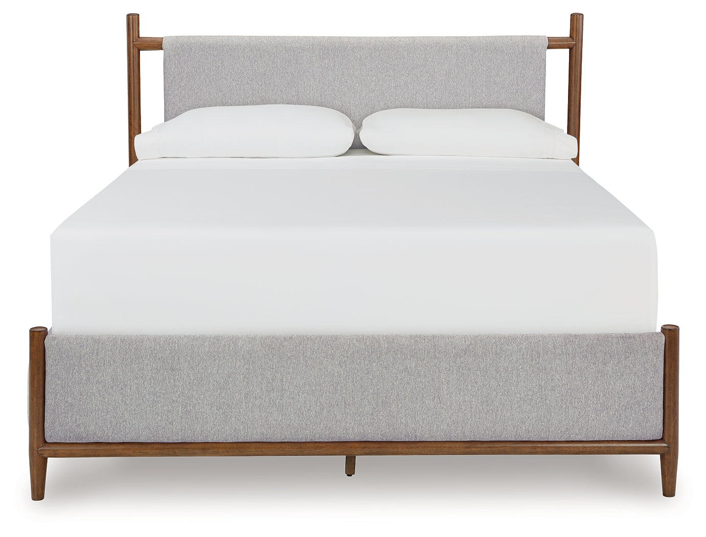 Lyncott Queen Upholstered Bed, Dresser and Mirror