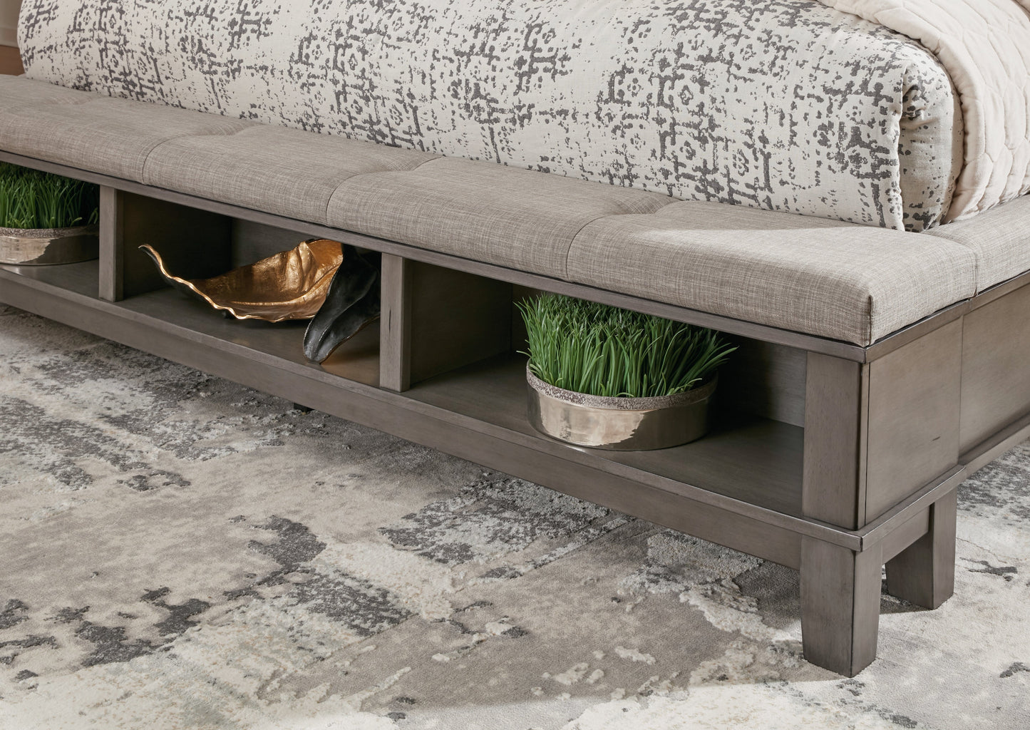 Hallanden California King Panel Bed with Storage