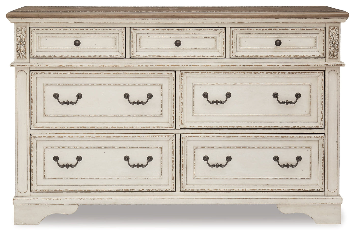 Realyn King Storage Bed, Dresser and Nightstand