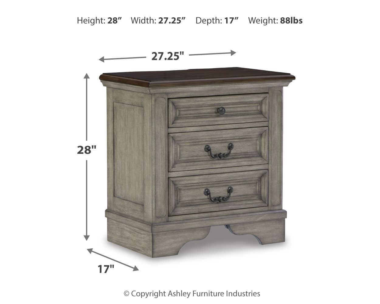 Lodenbay Queen Upholstered Panel Bed, Dresser, Mirror and 2 Nightstands