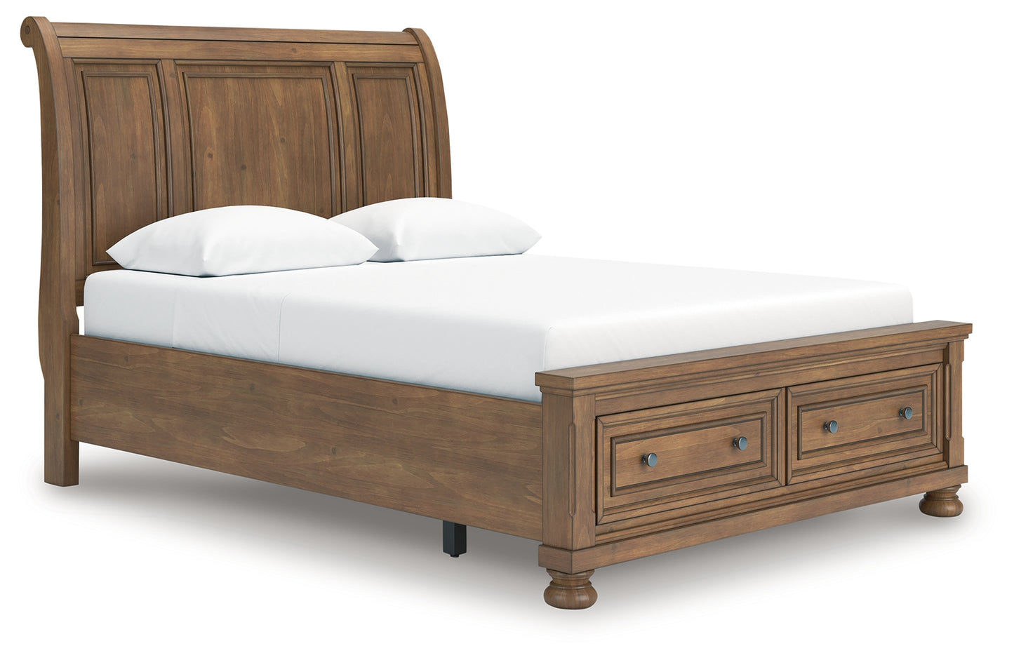 Feddinger Queen Sleigh Bed, Dresser, Mirror, Chest and Nightstand
