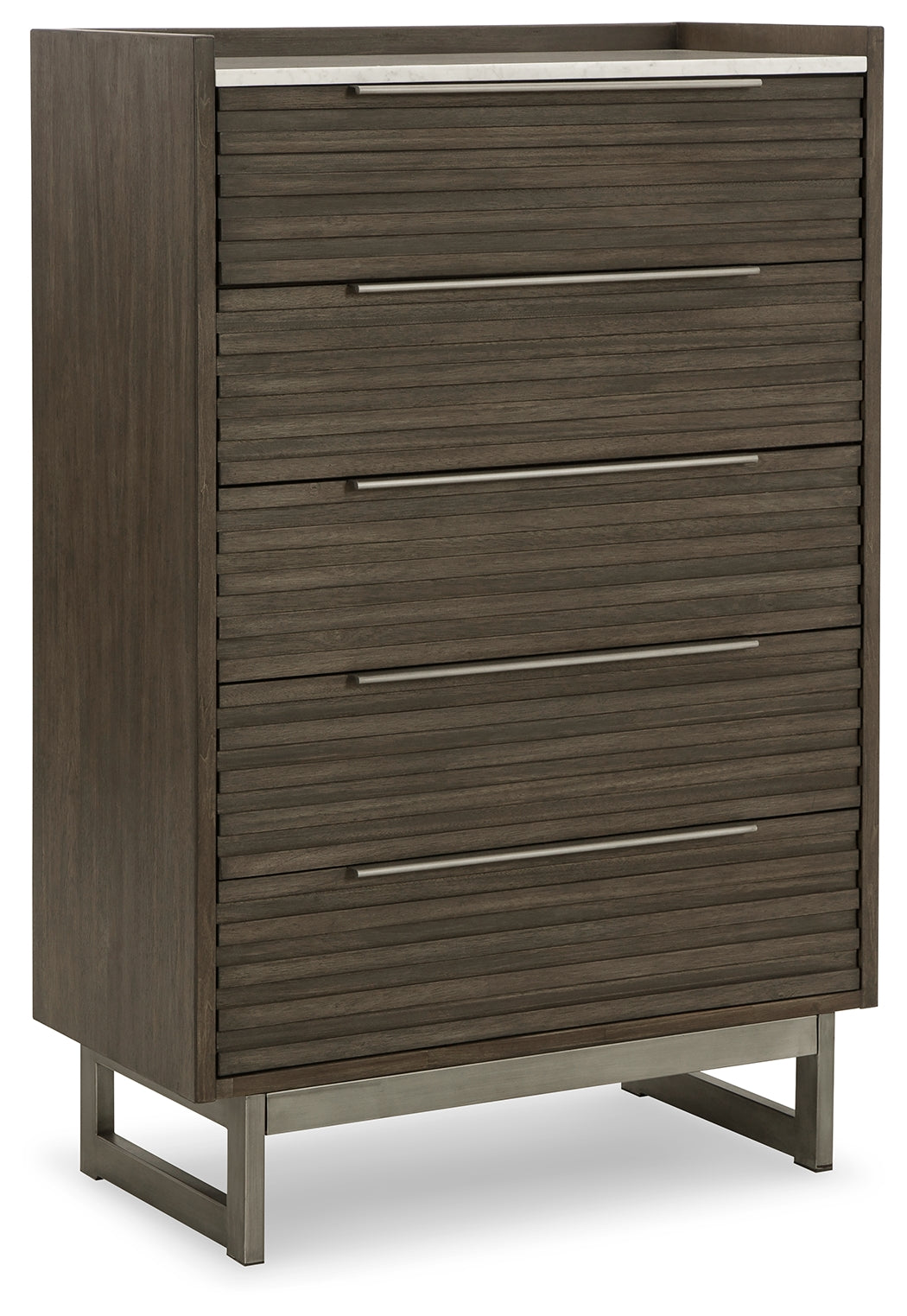 Arkenton King Panel Bed, Dresser, Mirror, Chest and 2 Nightstands