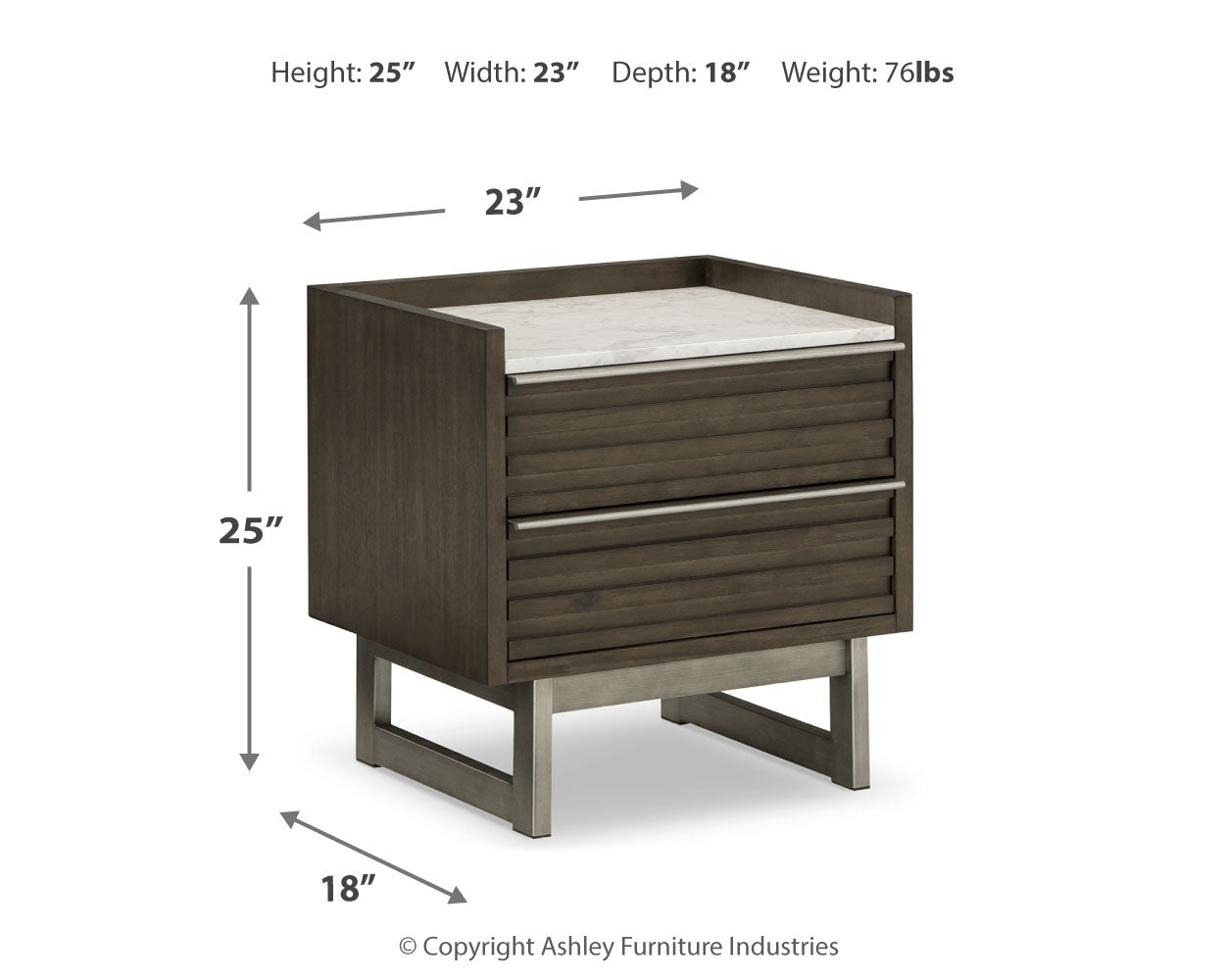 Arkenton King Panel Bed, Dresser, Mirror, Chest and 2 Nightstands