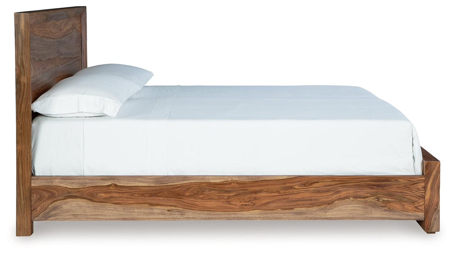 Dressonni King Panel Bed, Dresser and Mirror