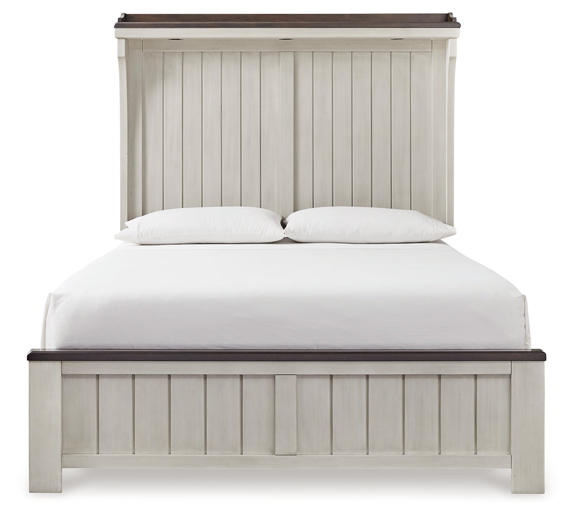 Darborn Queen Panel Bed, Dresser and Mirror