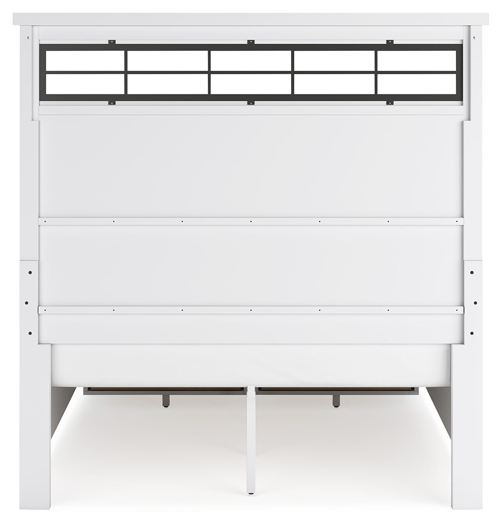 Ashbryn Queen Panel Storage Bed, Dresser, Mirror and 2 Nightstands