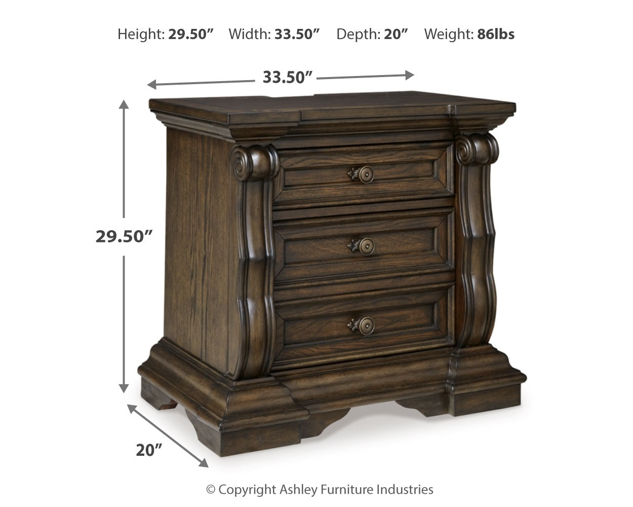 Maylee Queen Upholstered Panel Bed, Dresser, Mirror and Nightstand