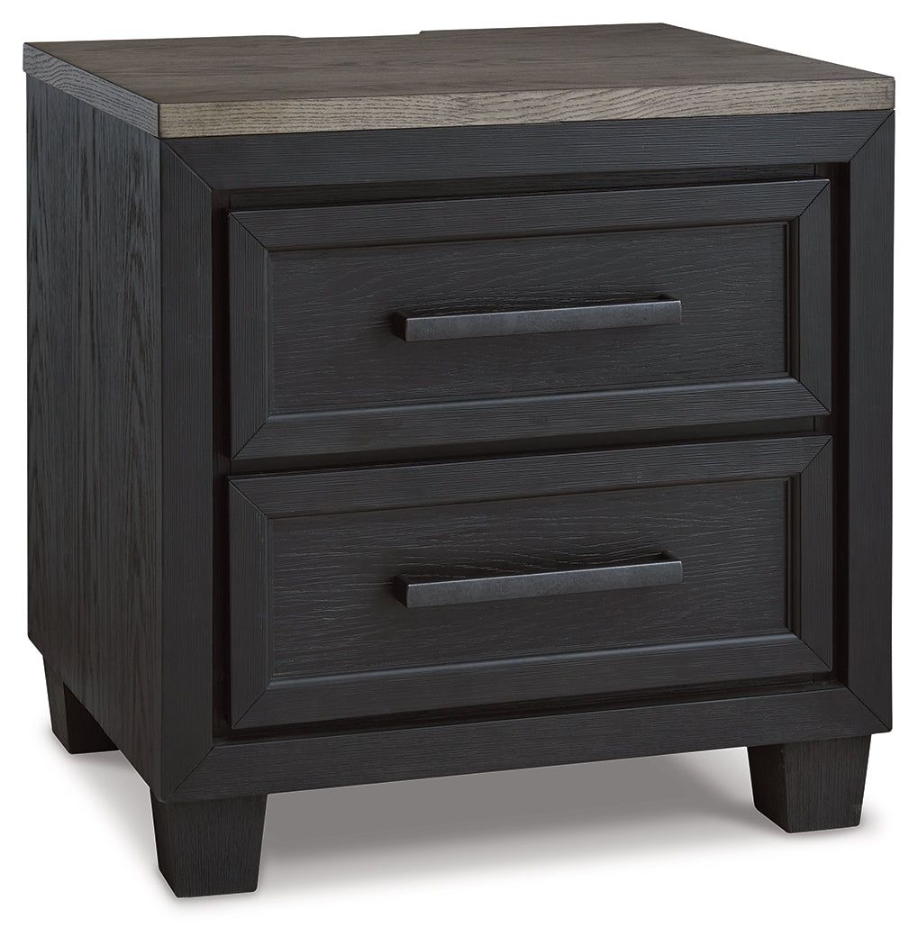 Foyland Queen Storage Bed, Dresser, Mirror and Nightstand