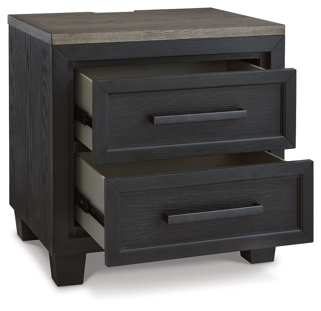 Foyland Queen Storage Bed, Dresser, Mirror and Nightstand