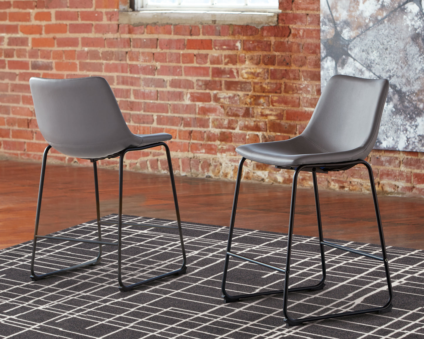 Centiar Counter Height Bar Stool (Set of 2)