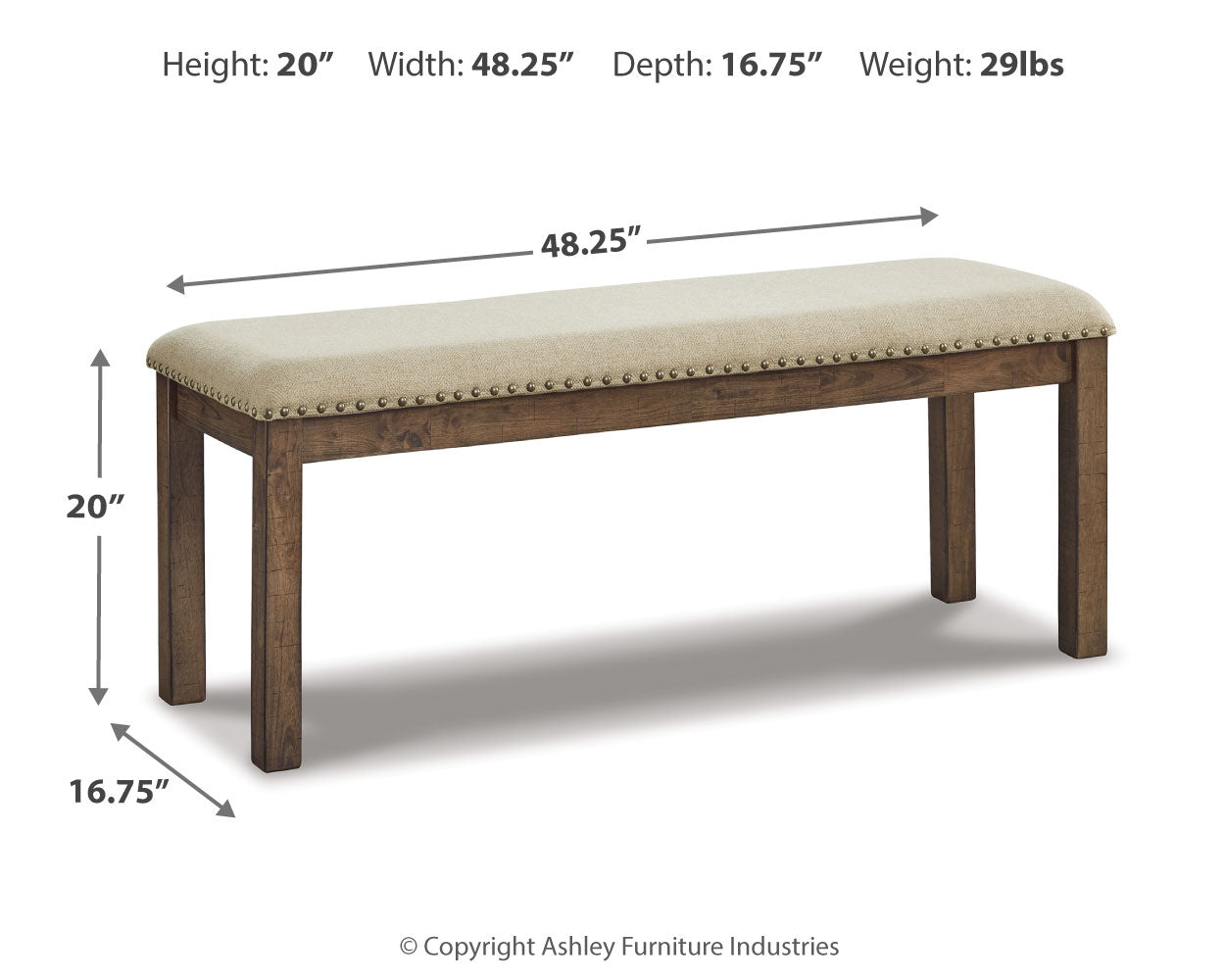 Moriville Dining Bench