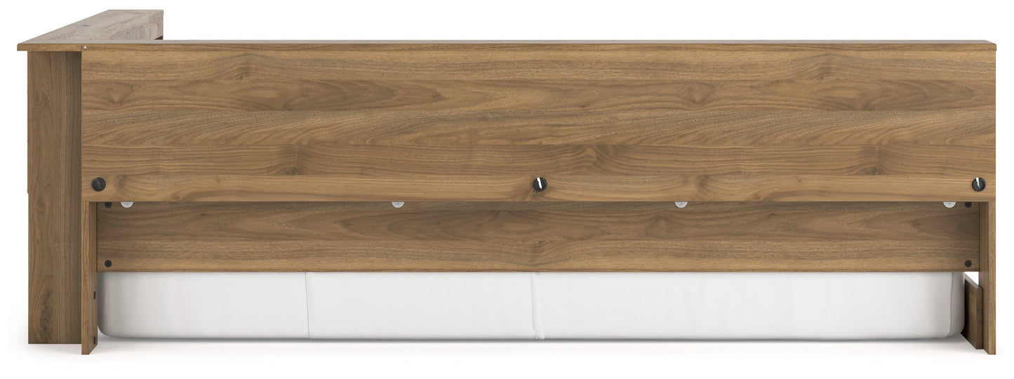 Deanlow Full Bookcase Storage Bed