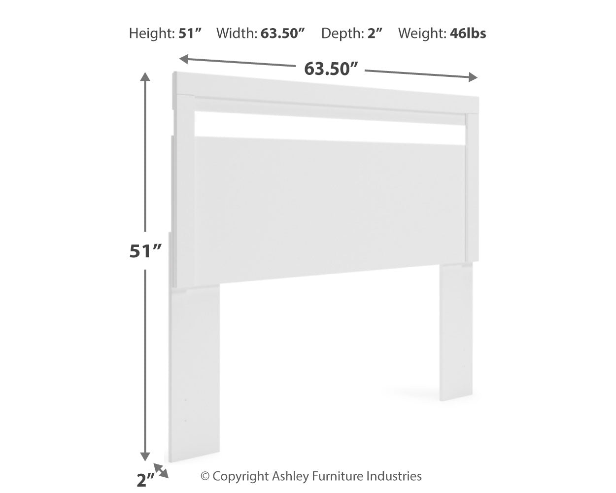 Flannia Queen Panel Headboard