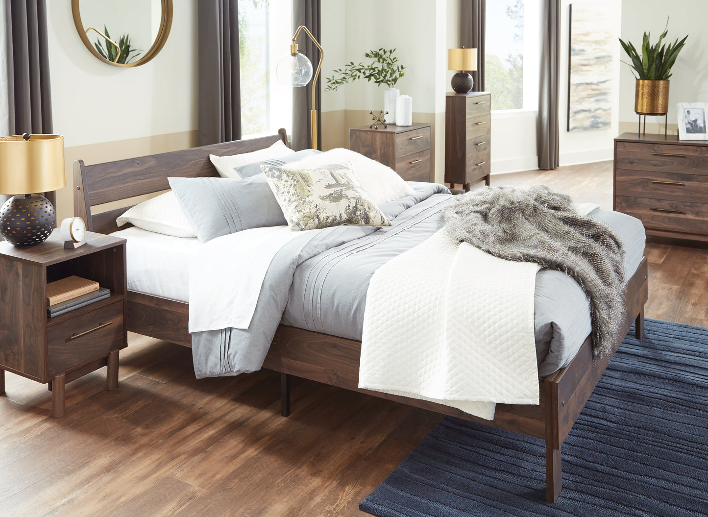Calverson Queen Panel Platform Bed
