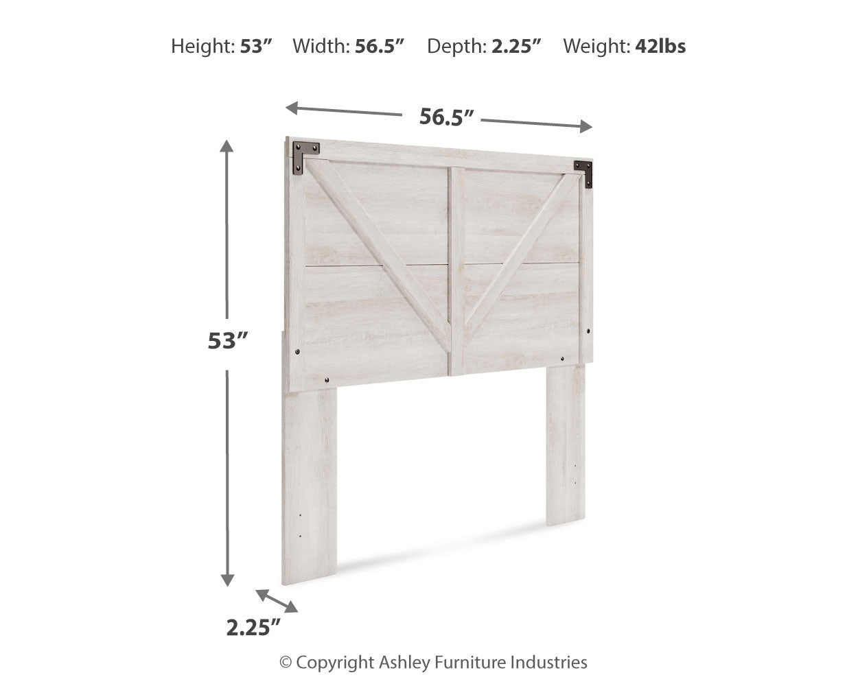 Shawburn Full Crossbuck Panel Headboard