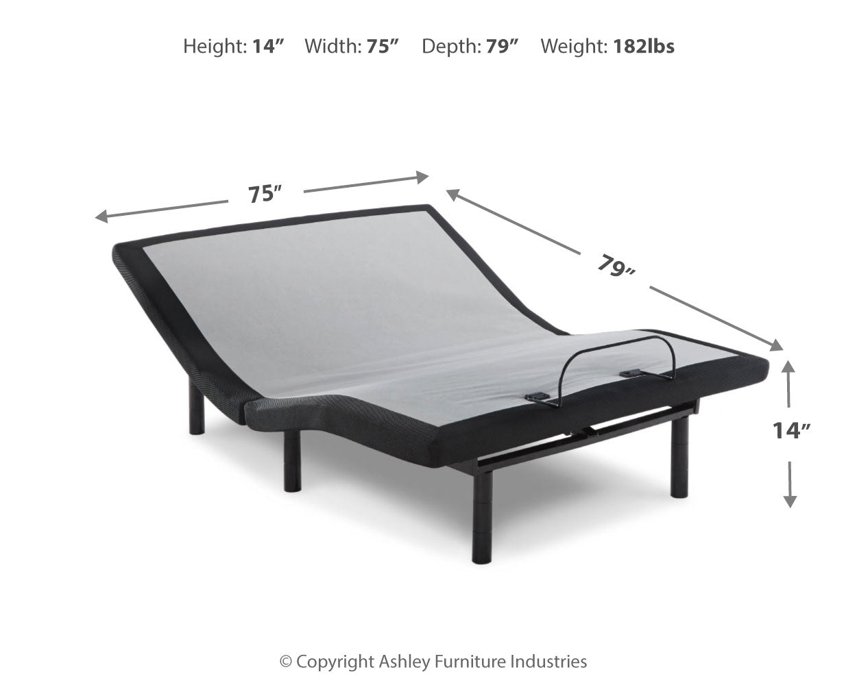 Chime 8 Inch Memory Foam King Mattress and Adjustable Base